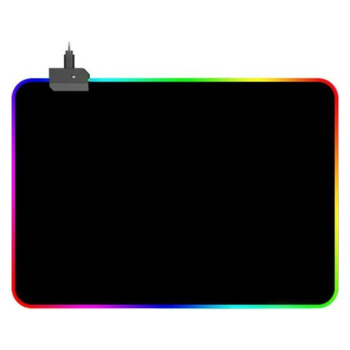 Mousepad iMICE GMS-WT5 Soft με RGB LED περιμετρικό φωτισμό 350x250mm Μαύρο