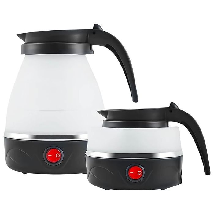 Travel Folding Electric Kettle Βραστήρας Ταξιδίου 600ml σε Μαύρο Χρώμα