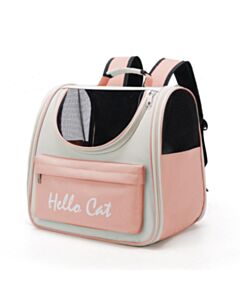 Carrier Τσάντα για Μεταφορά Σκύλου / Γάτας σε Ροζ Χρώμα