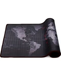 World Map Gaming Mouse Pad XXL 800mm Μαύρο