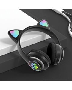 VZV-23Μ Ασύρματα Bluetooth On Ear Παιδικά Ακουστικά με 6 ώρες Λειτουργίας Μαύρο