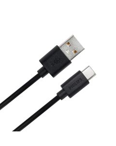 PHILIPS καλώδιο USB σε USB Type-C 2m, μαύρο