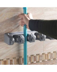 Βάση για Σκούπες 5 Θέσεων και 6 Γάντζων Broom Holder