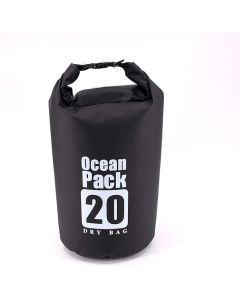 Αδιάβροχο Σακίδιο Παραλίας 20L με Λουρί Ocean Pack Μαύρο