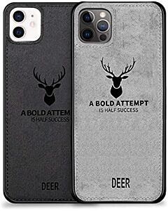 Θήκη Deer Cloth Back Case With Camera Protection για IPhone12 - Grey