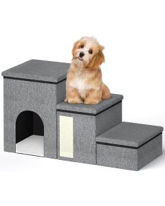 Βοηθητικά Σκαλοπάτια για Σκύλους και Γάτες, με Αποθηκευτικό Χώρο 72x33x42cm