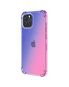 Θήκη Σιλικόνης Ombre Μπλε - Ροζ ( IPhone12Pro)
