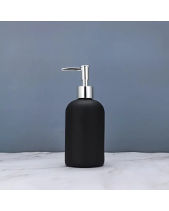 Γυάλινο Dispenser Σαπουνιού 400ml σε Μαύρο Χρώμα
