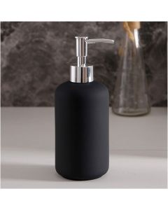 Γυάλινο Dispenser Σαπουνιού 400ml σε Μαύρο Χρώμα